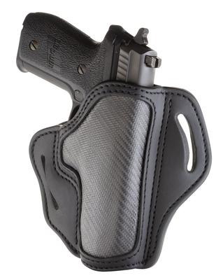 OPEN TOP OWB MULTI-FIT BELT HOLSTER STEALTH BLACK RH SIZE 2.3