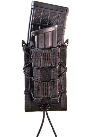 HS GEAR DOUBLE LT MOLLE HOLDS 1RIFLE/1PISTOL MAG COY