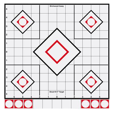 BIRCHWOOD CASEY 34219 SHOOT-N-C 12IN SIGHTIN 5