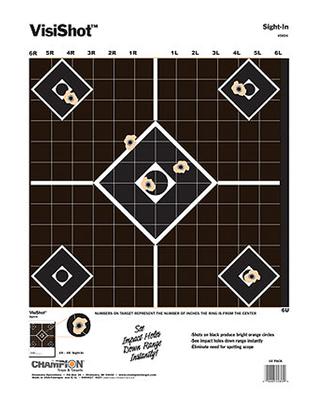 CHAMPION VISISHOT SIGHT-IN 10PK