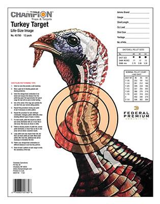 CHAMPION TURKEY TRGT LIFESIZE 12PK