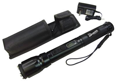 PS ZAP STUN STICK/LIGHT 2 MIL BLK