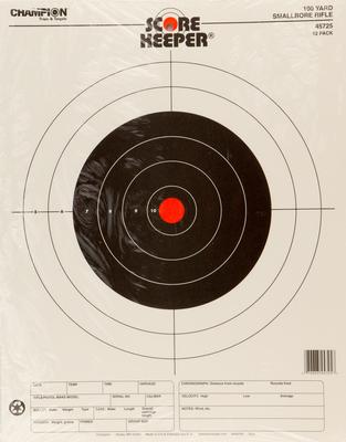 CHAMPION 100YD SMALLBORE RFL TRGT 12