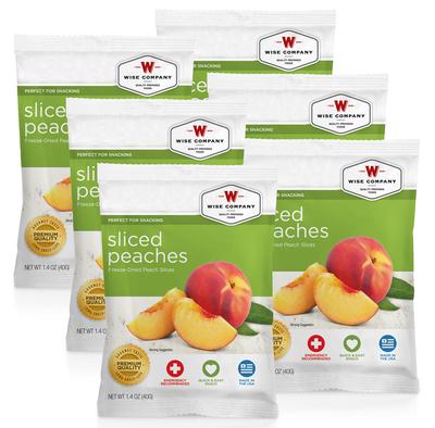 WISE 05402 SLICED PEACHES 6CT