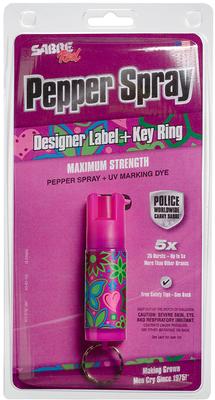 SABRE DESIGNER PEPPER SPRAY .54OZ