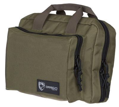 DRAGO GEAR DOUBLE PISTOL CASE GRN